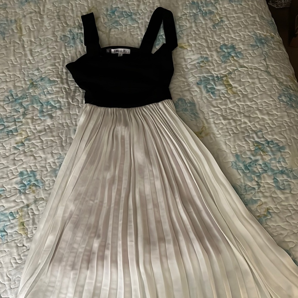 Jennifer Lopez Hi-Low Dress with back cut-out